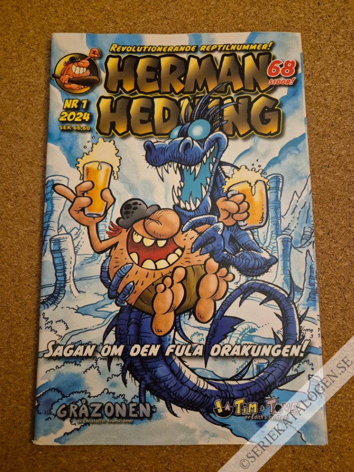 Framsida på Herman Hedning #1 (2024)