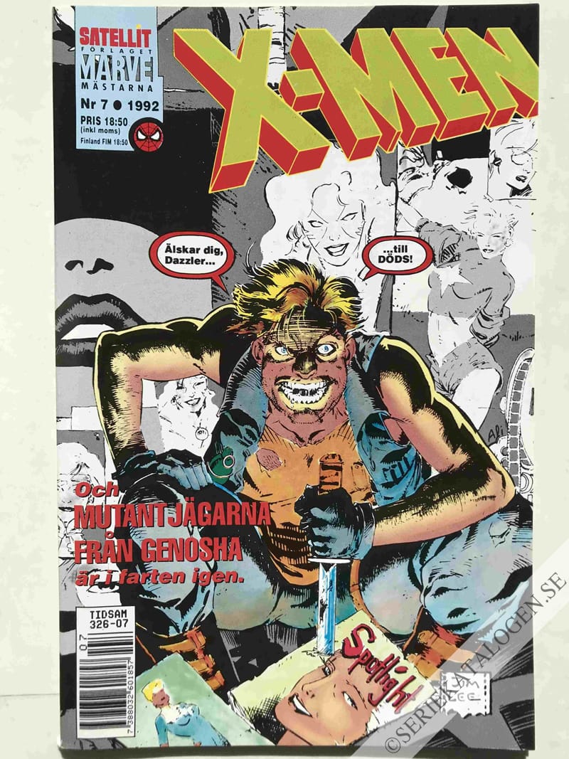 Framsida på X-Men #7 (1992)