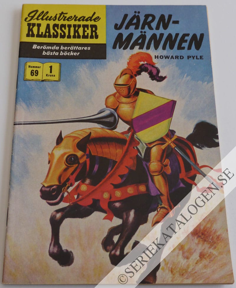Framsida på Illustrerade Klassiker #69 - Järnmannen (1958)