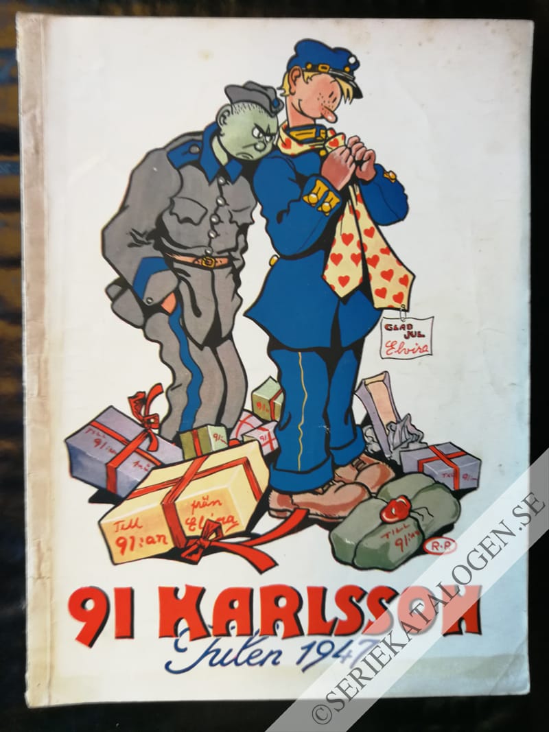 Framsida på 91 Karlsson 91 Karlsson julen 1947 (1947)