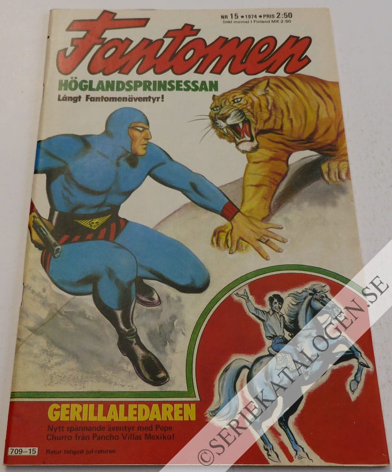 Framsida på Fantomen #15 (1974)