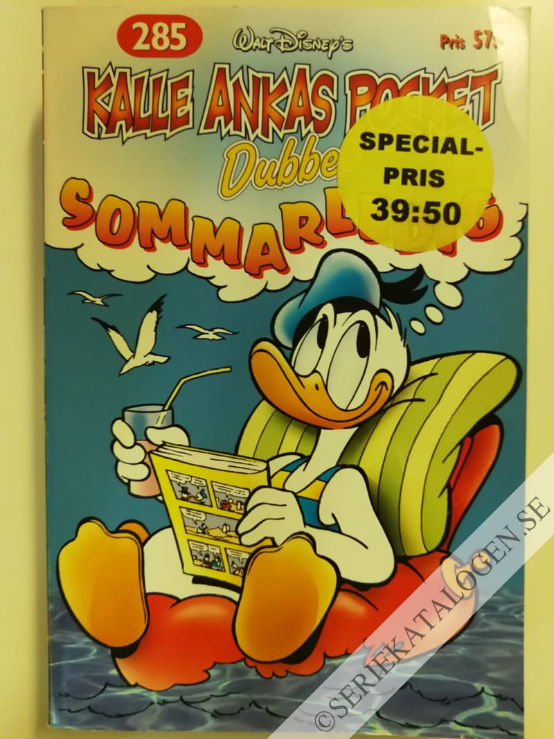 Framsida på Kalle Ankas pocket #285 - Sommarledig (2003)