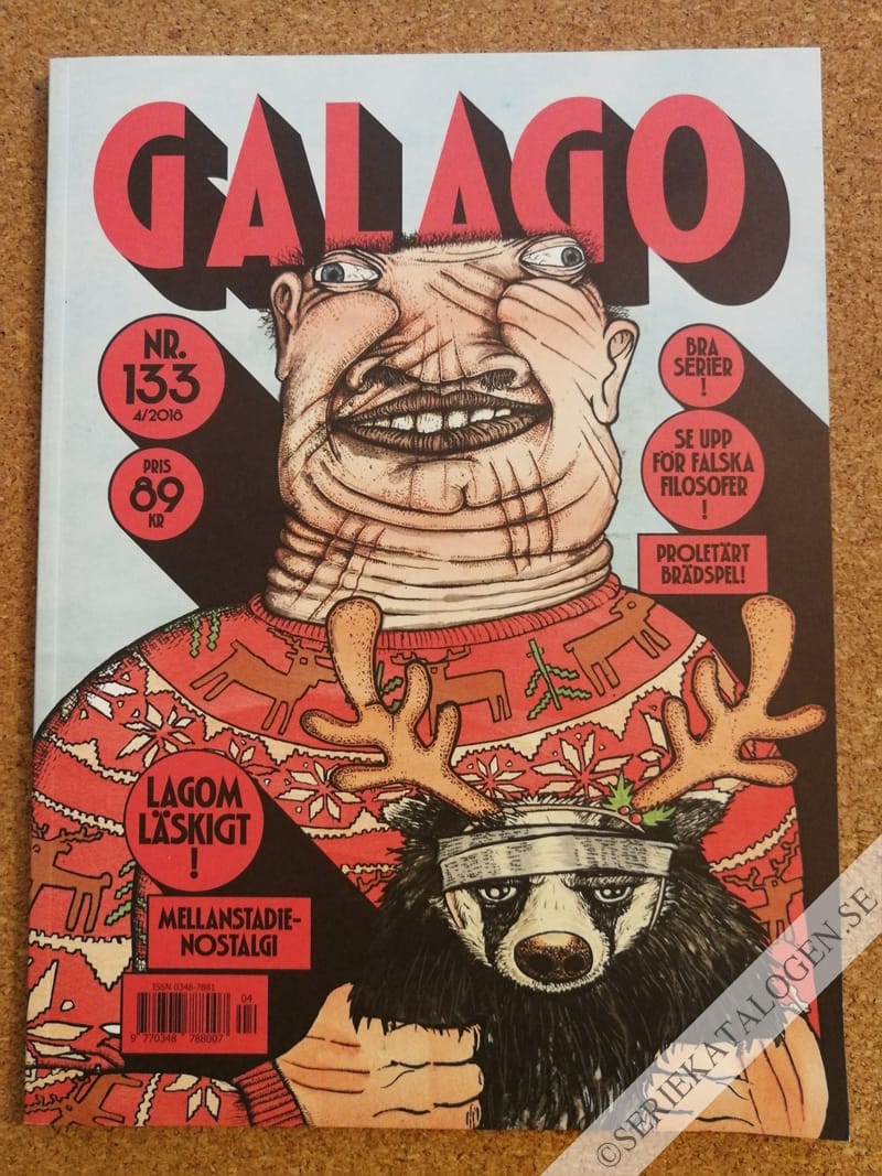Framsida på Galago #4 (2018)