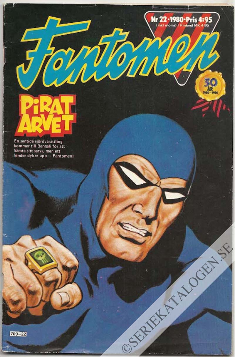 Framsida på Fantomen #22 (1980)