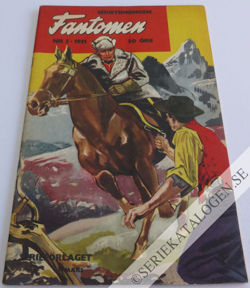 Framsida på Fantomen #5 (1951)