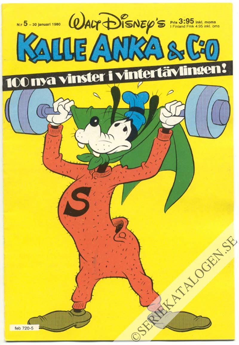 Framsida på Kalle Anka & C:o #5 (1980)