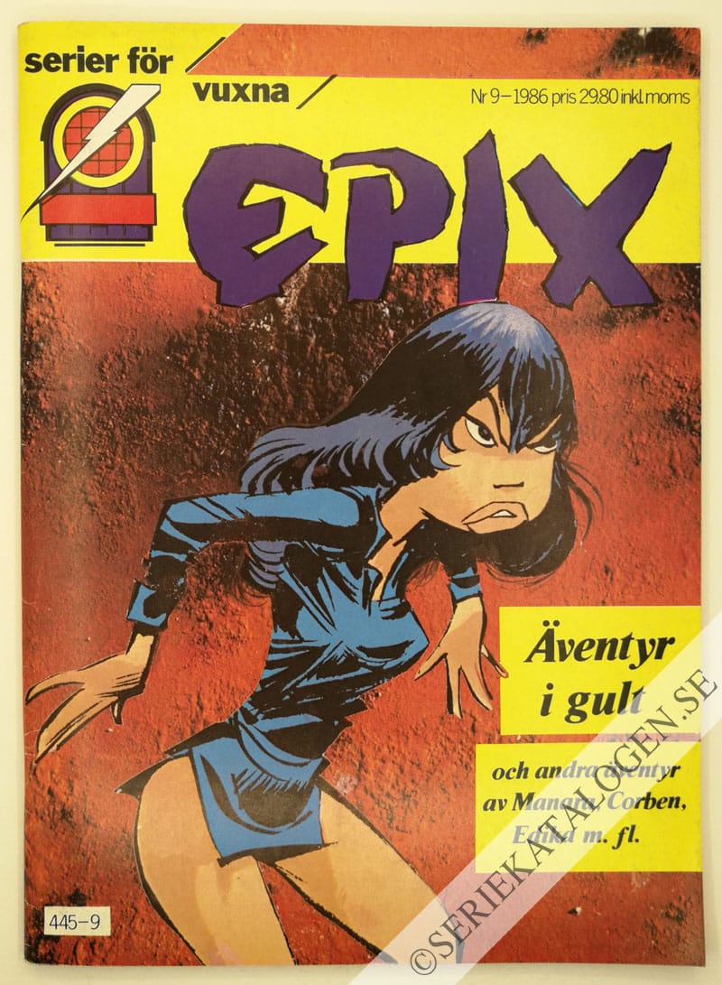 Framsida på Epix #9 (1986)