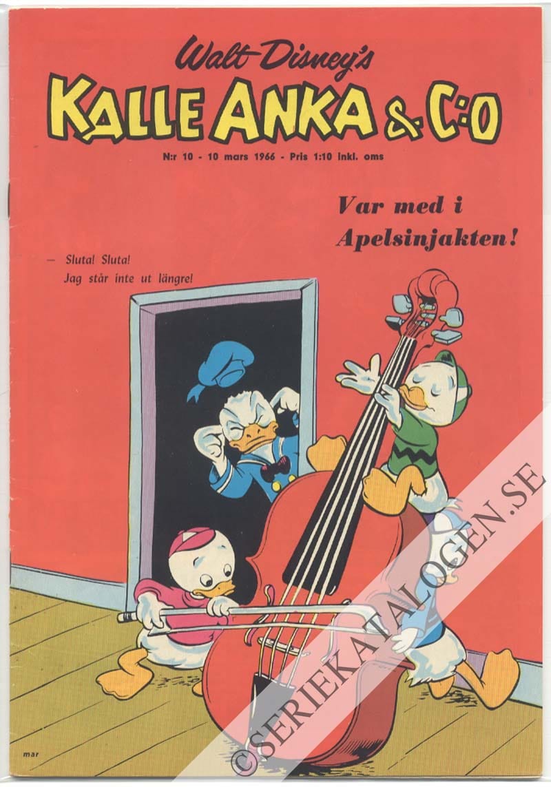 Framsida på Kalle Anka & C:o #10 (1966)
