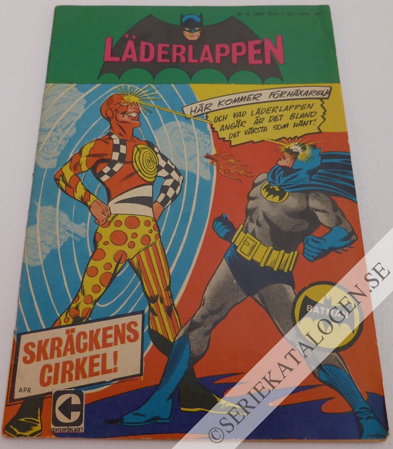 Framsida på Läderlappen och Robin #5 (1967)