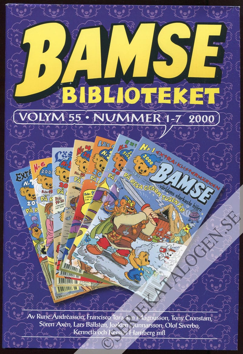 Framsida på Bamsebiblioteket #55 (2014)
