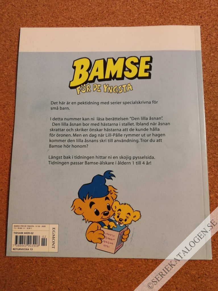 Baksida på Den lilla åsnan (2020)