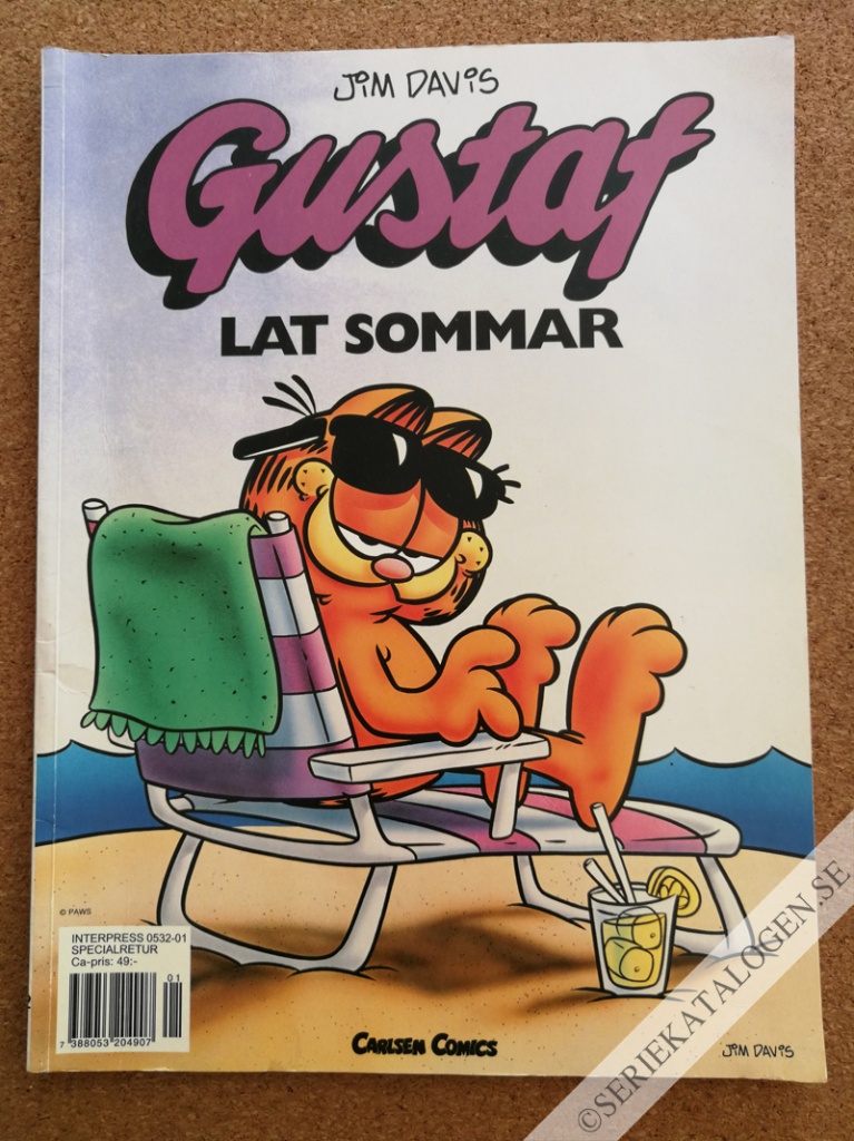 Framsida på Gustafs julalbum Lat sommar (2000)