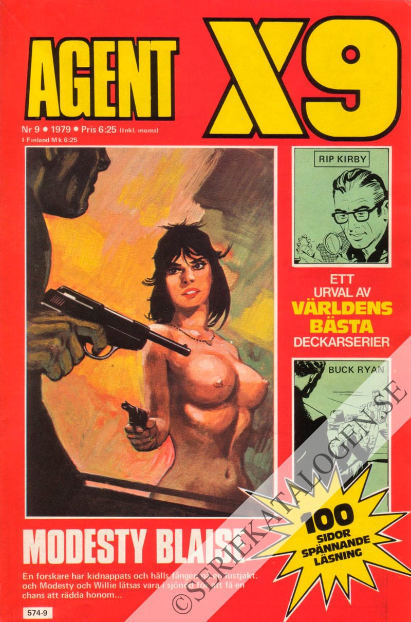 Framsida på Agent X9 #9 (1979)
