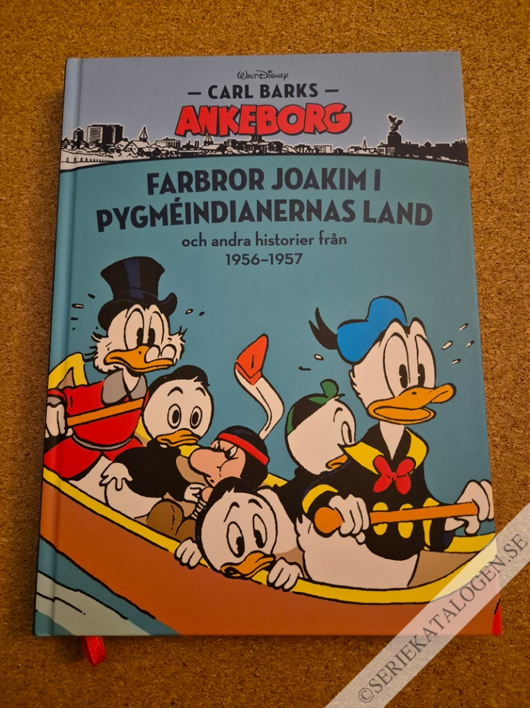Framsida på Carl Barks Ankeborg Farbror Joakim i Pygméindianernas land och andra historier från 1956-1957 (2015)