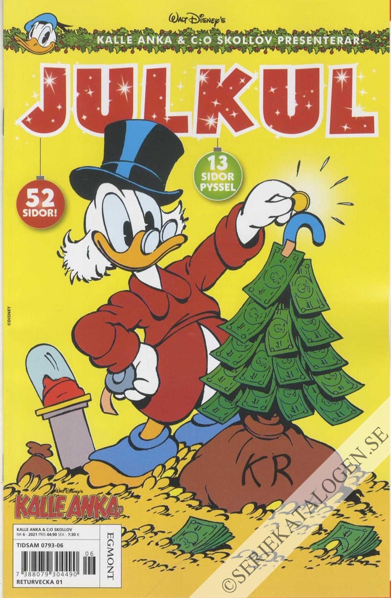 Framsida på Kalle Anka & C:o - Skollov Kalle Anka & C:o skollov presenterar: Julkul (2021)