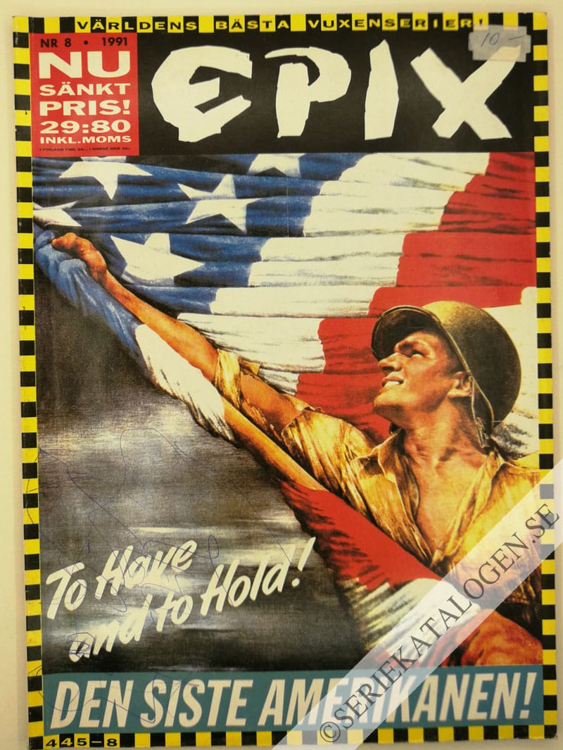 Framsida på Epix #8 (1991)