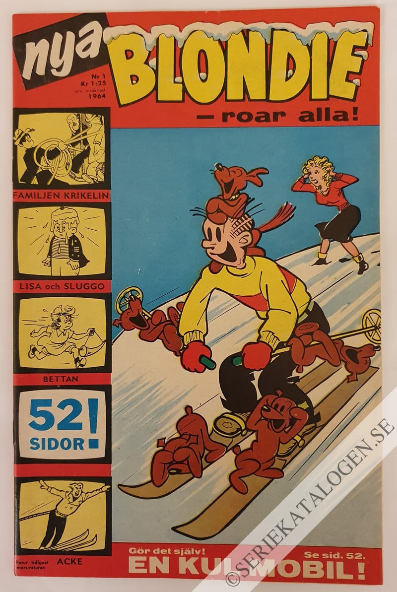 Framsida på Blondie #1 (1964)