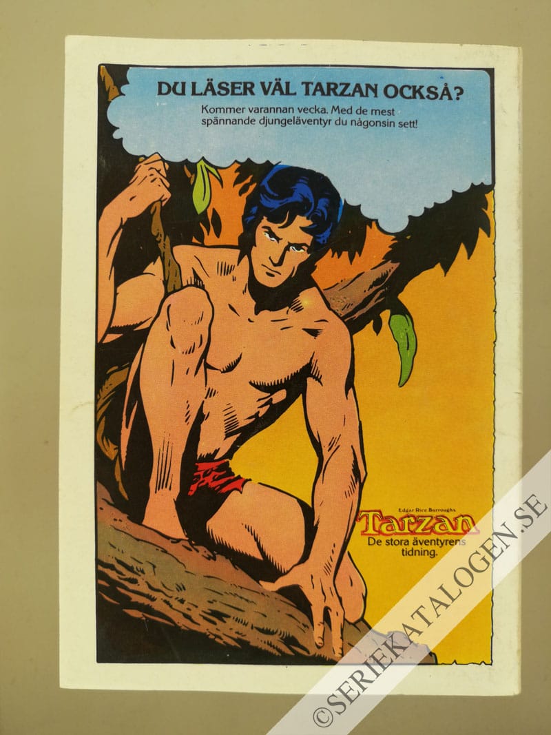 Baksida på Djungeljägarna (1977)