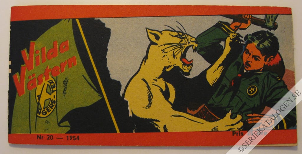 Framsida på Vilda Västern #20 (1954)