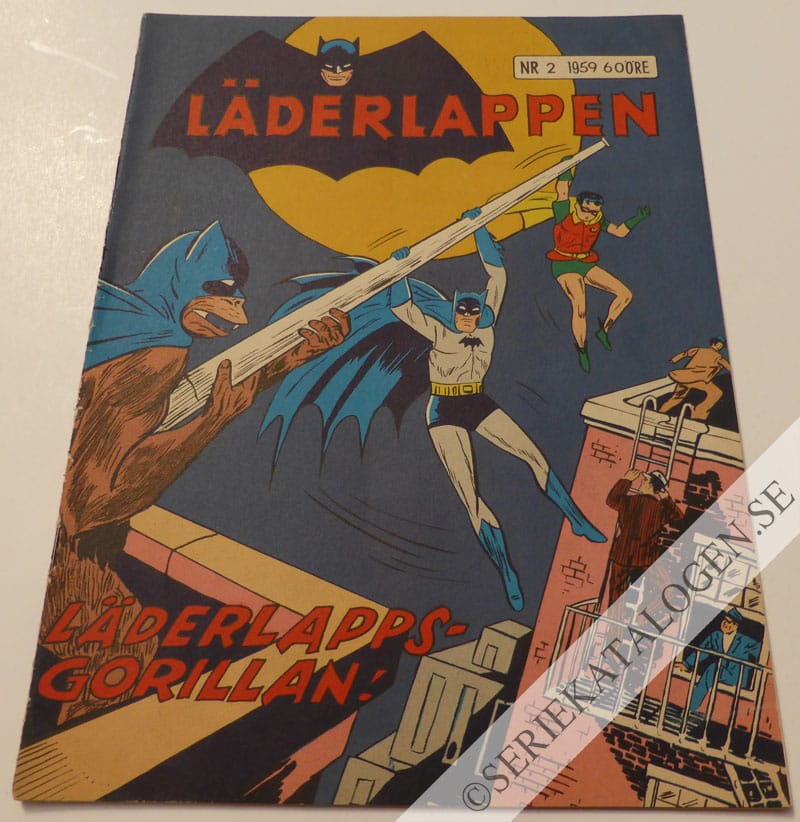Framsida på Läderlappen och Robin #2 (1959)