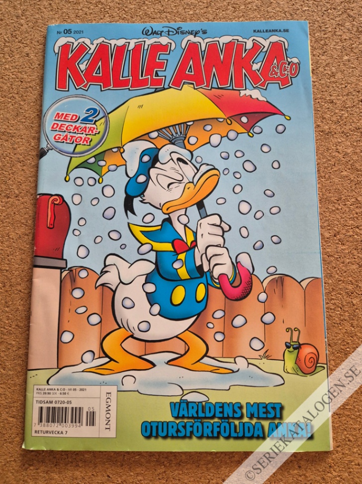 Framsida på Kalle Anka & C:o #5 (2021)