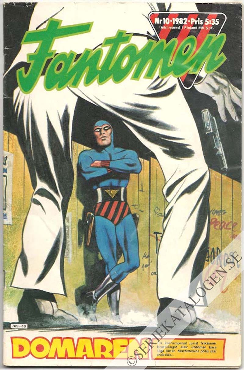 Framsida på Fantomen #10 (1982)