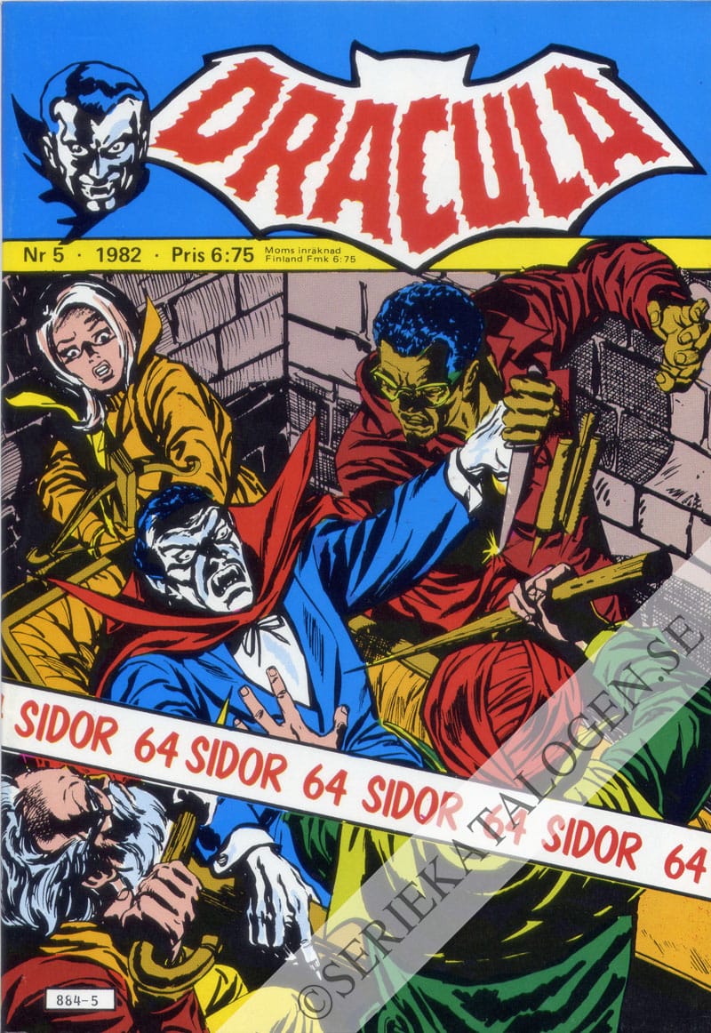 Framsida på Dracula #5 (1982)