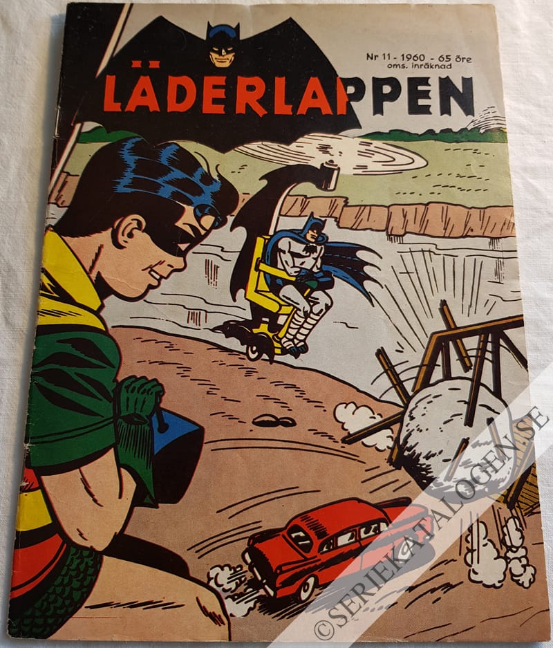 Framsida på Läderlappen och Robin #11 (1960)