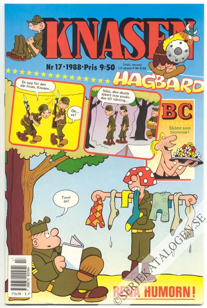 Framsida på Knasen #17 (1988)