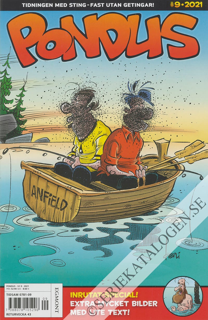 Framsida på Pondus #9 (2021)