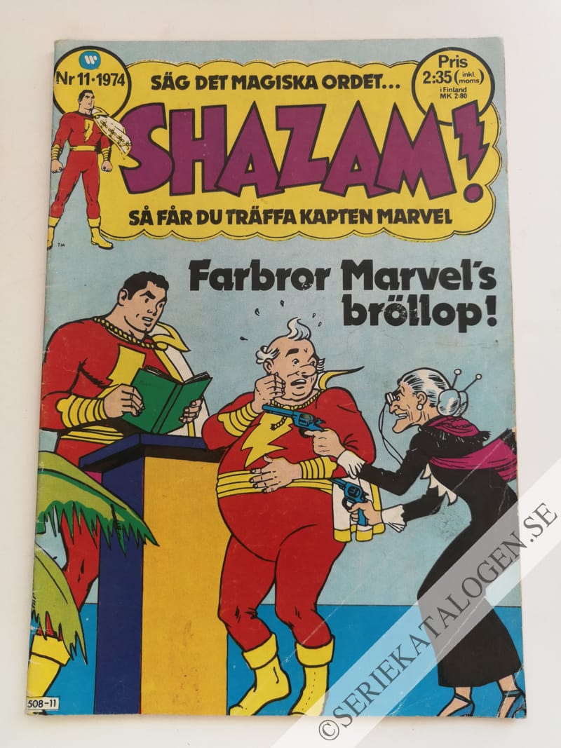 Framsida på SHAZAM! #11 (1974)