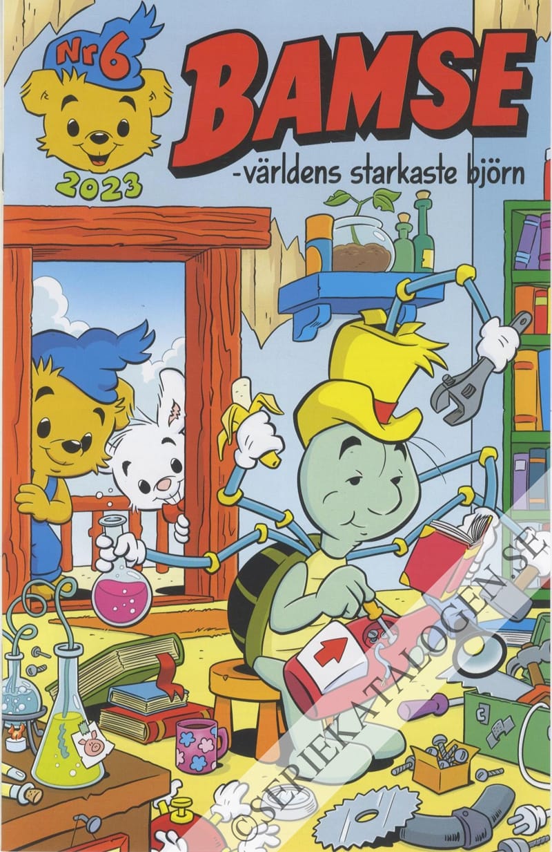 Framsida på Bamse #6 (2023)