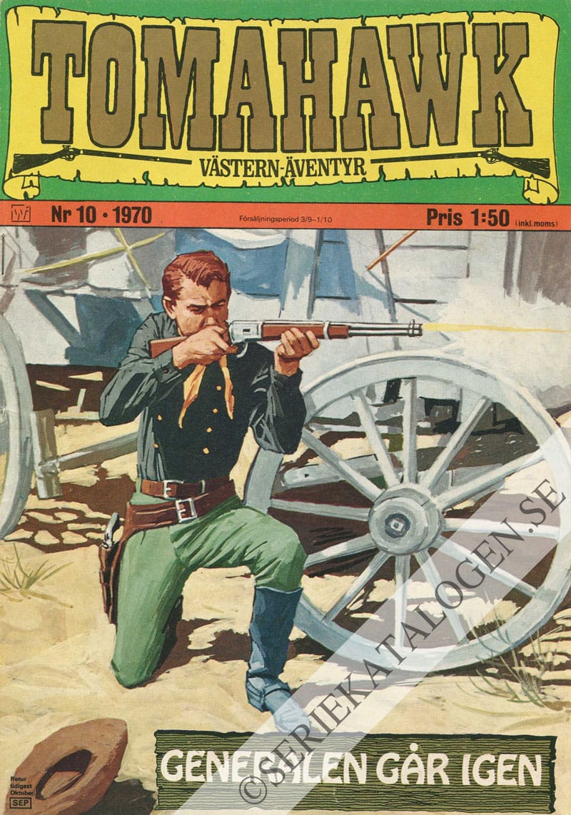 Framsida på Tomahawk #10 (1970)
