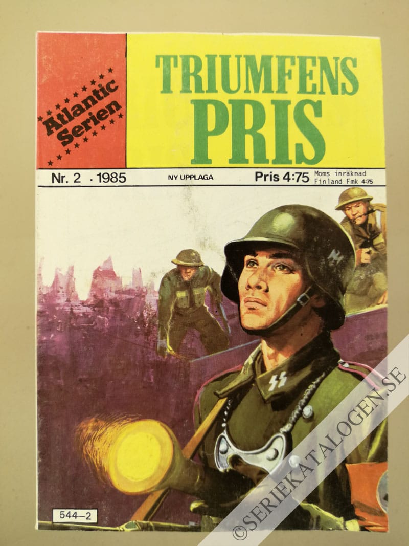 Framsida på Atlanticserien Triumfens pris (1985)