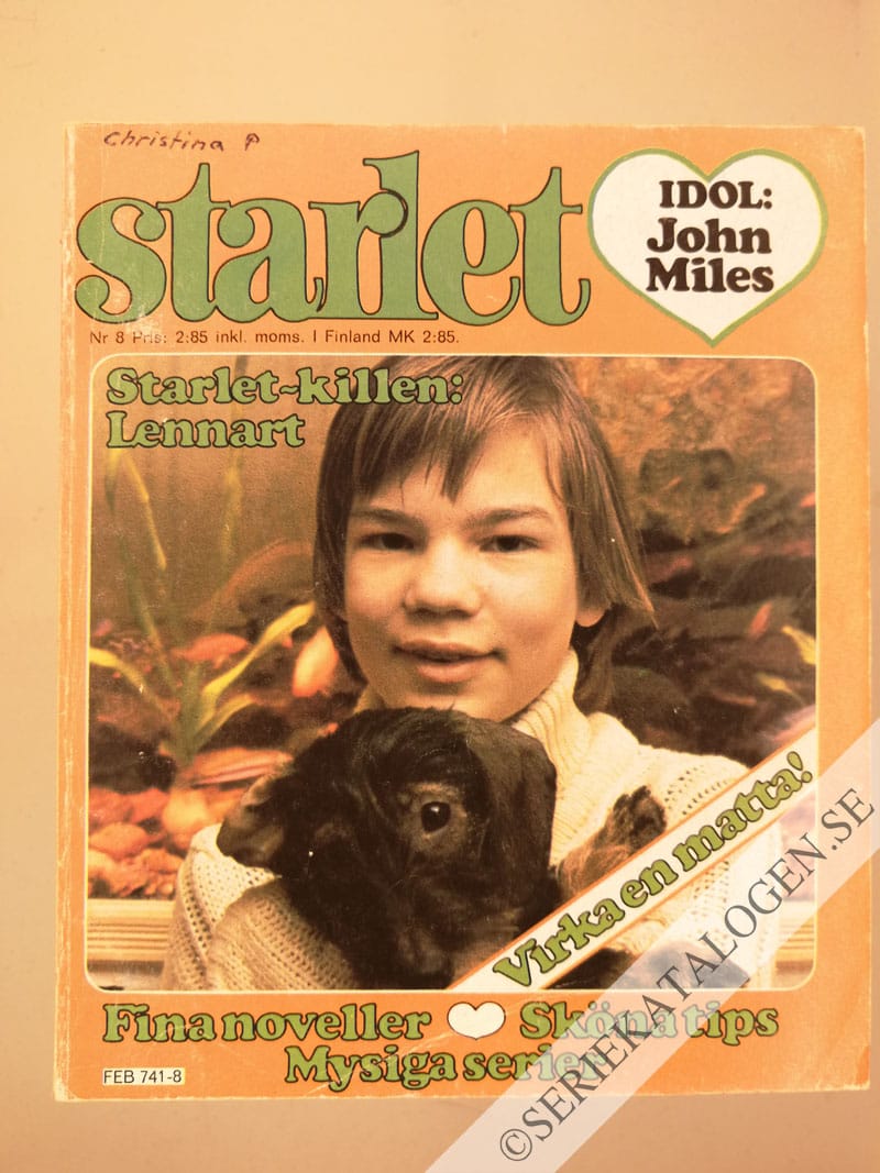 Framsida på Starlet #8 (1977)