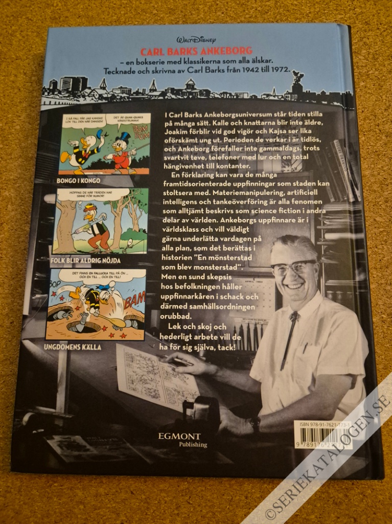 Baksida på Dyrbarheter i myrhåligheter och andra historier från 1960-1961 (2017)