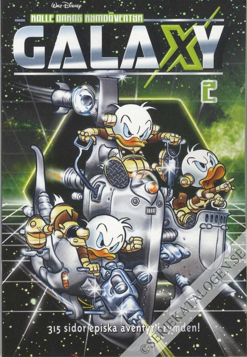 Framsida på Ankeborgs samlarpocket Kalle Ankas rymdäventyr - Galaxy 2 (2019)