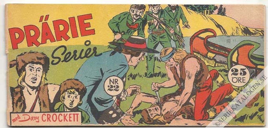 Framsida på Prärie-serier #22 (1958)