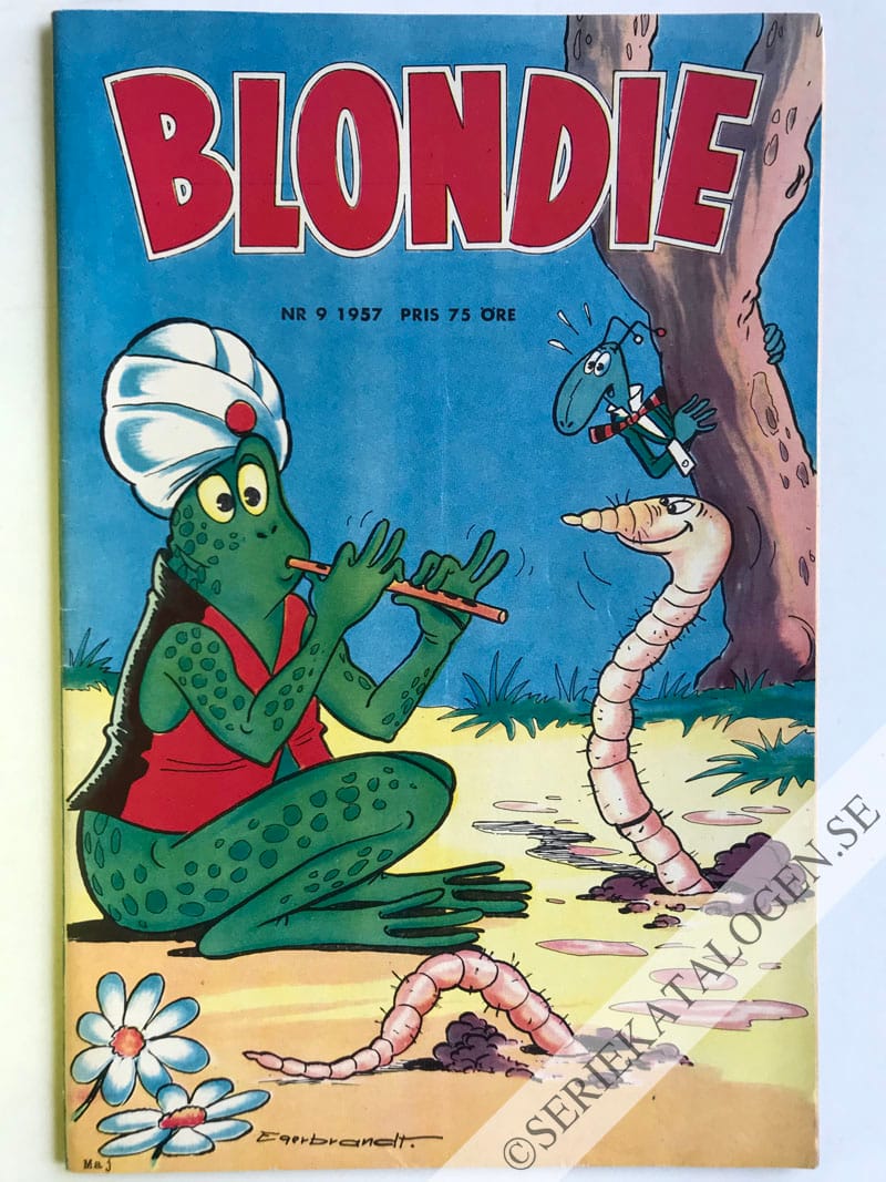 Framsida på Blondie #9 (1957)