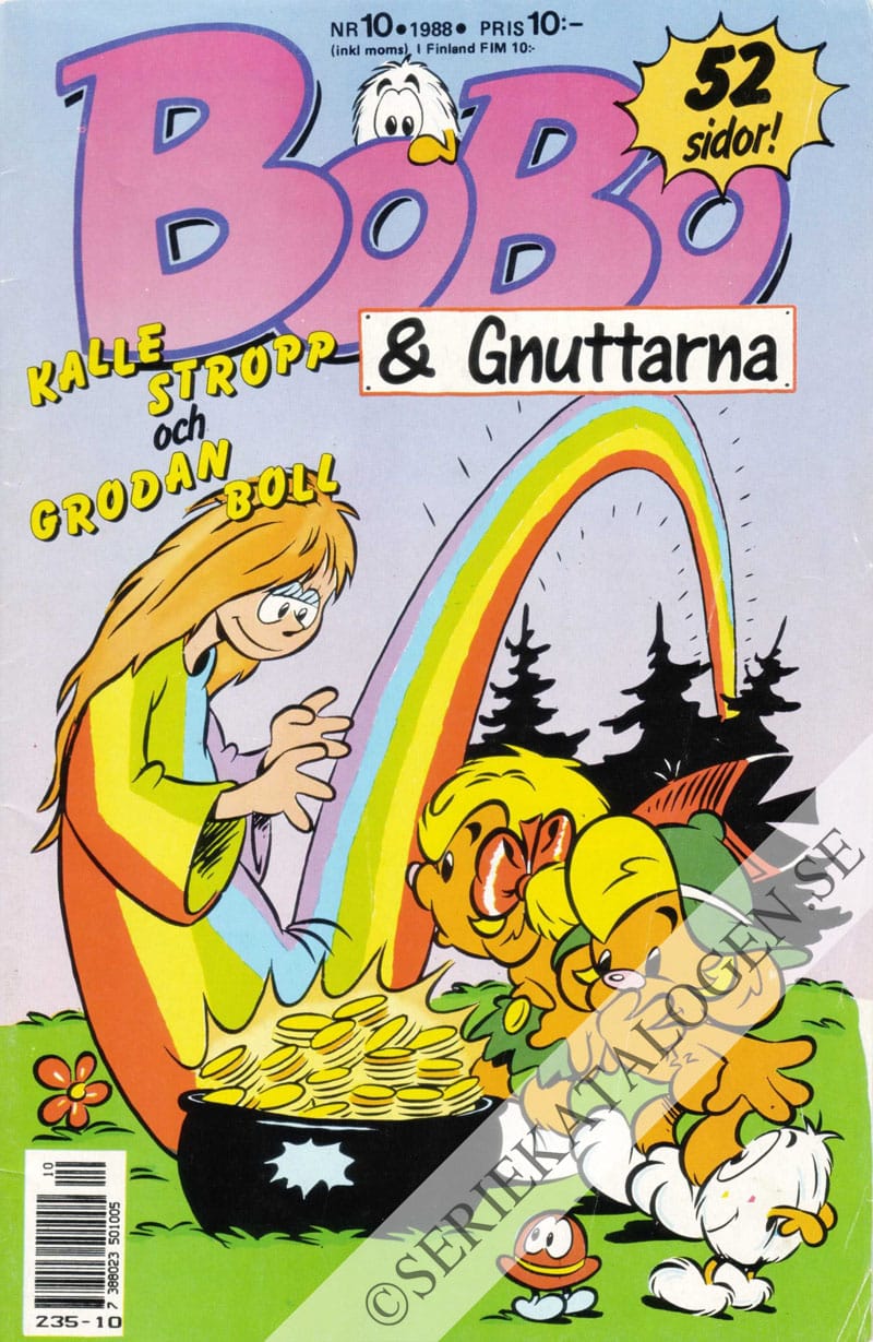 Framsida på Bobo & Gnuttarna #10 (1988)