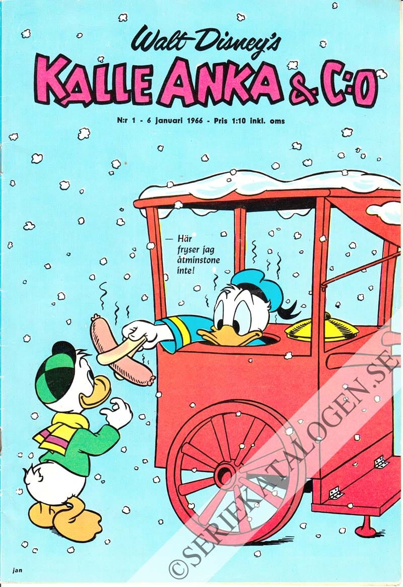 Framsida på Kalle Anka & C:o #1 (1966)