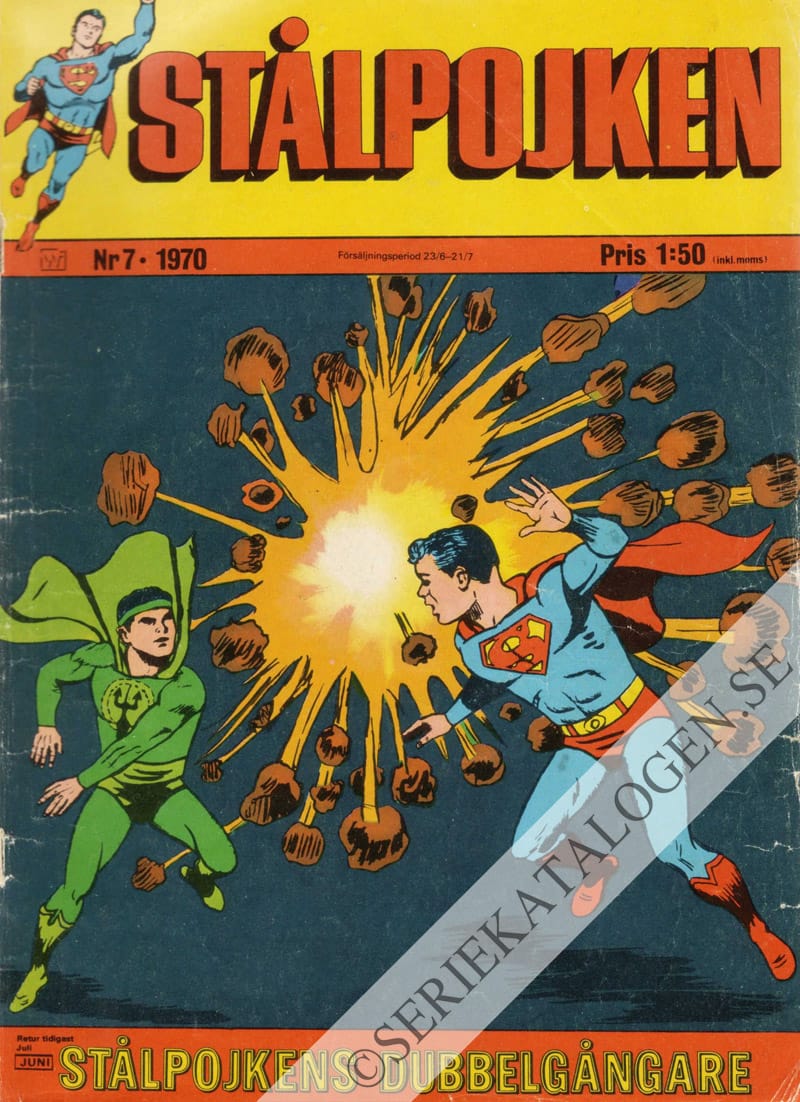 Framsida på Stålpojken #7 (1970)
