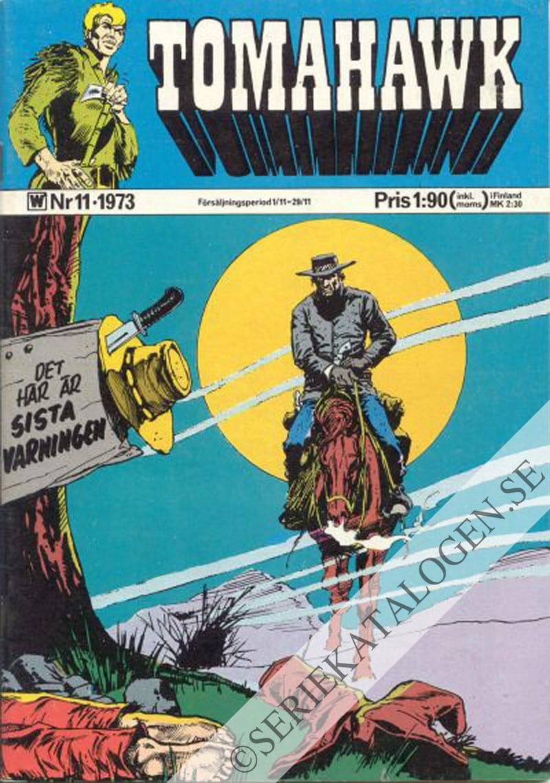 Framsida på Tomahawk #11 (1973)