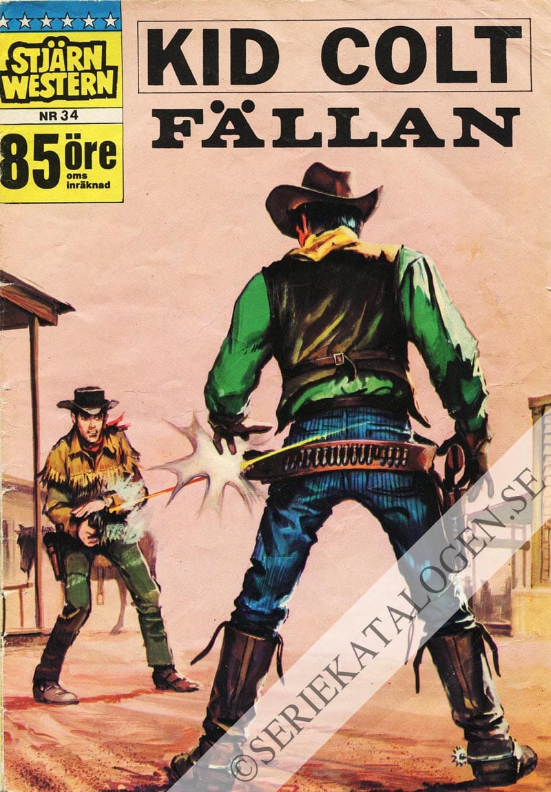 Framsida på Stjärnwestern Kid Colt - Fällam (1965)