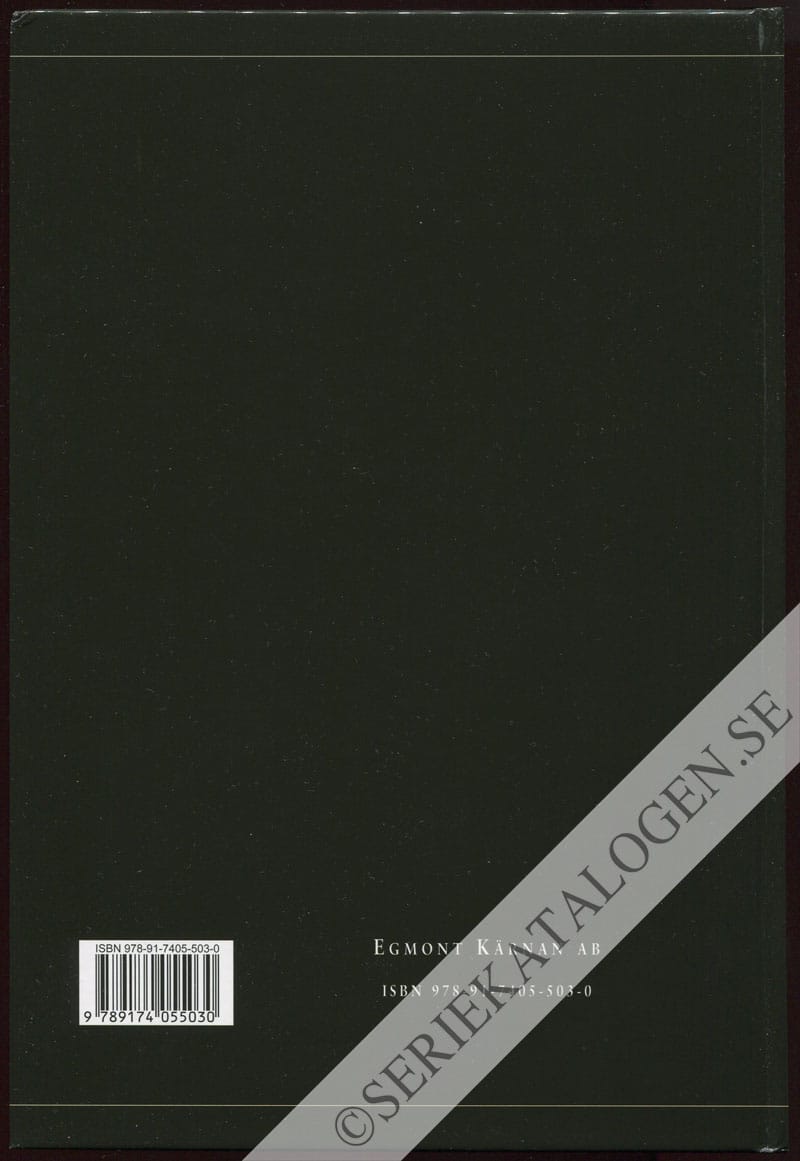 Baksida utan skyddsomslag (2011)