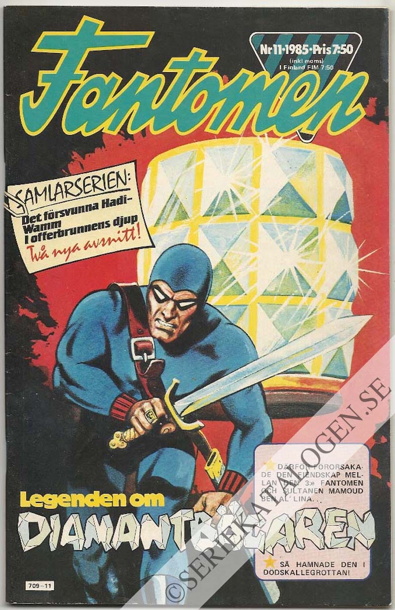 Framsida på Fantomen #11 (1985)