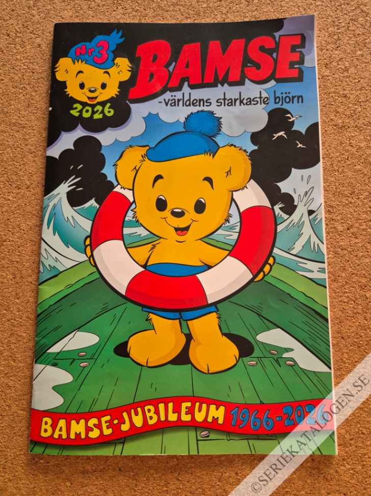 Framsida på Bamse #3 (2026)