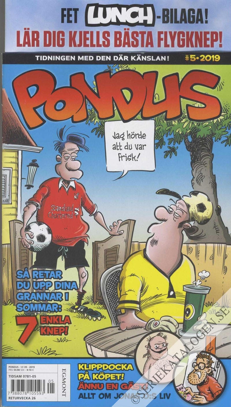 Framsida på Pondus #5 (2019)
