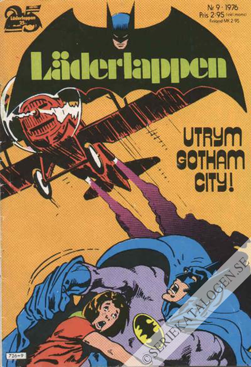 Framsida på Läderlappen och Robin #9 (1976)