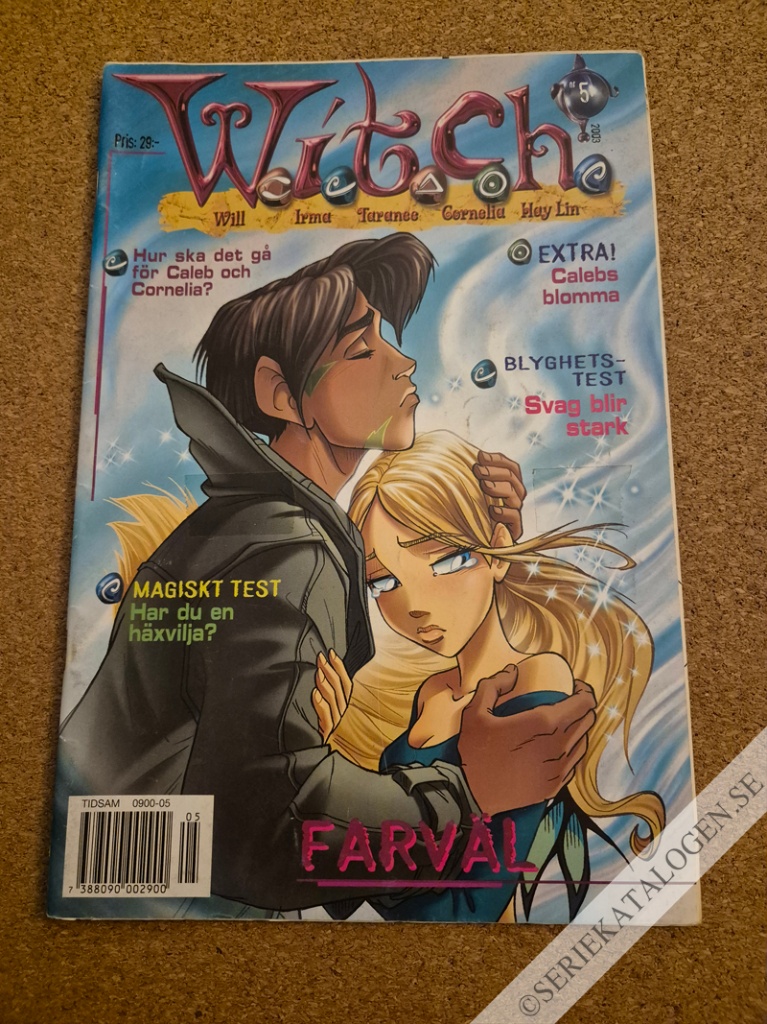Framsida på W.i.t.c.h. #5 - Farväl (2003)